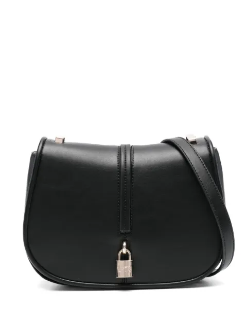 V°73 bolsa satchel con logo grabado