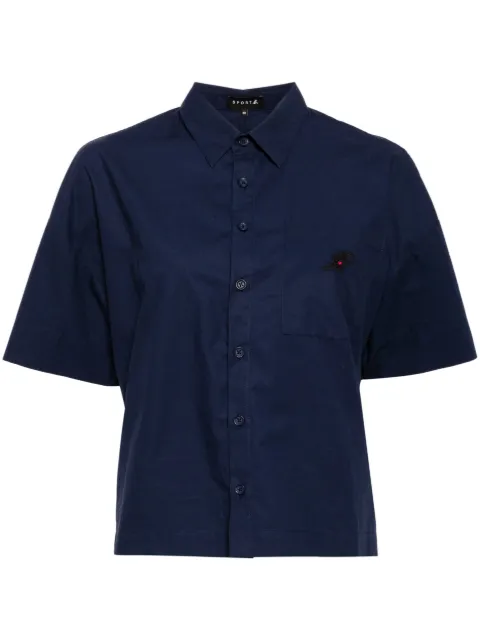 SPORT b. by agnès b.  dino-embroidered short-sleeved shirt