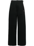 SPORT b. by agnès b. dinosaur plaque straight trousers - Black