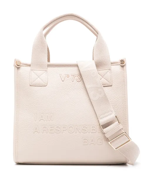 V°73 sac à main à logo embossé