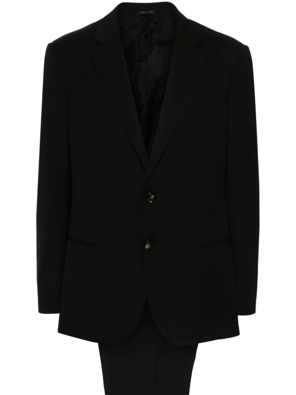 Giorgio Armani ウールスーツ | ブラック | FARFETCH JP