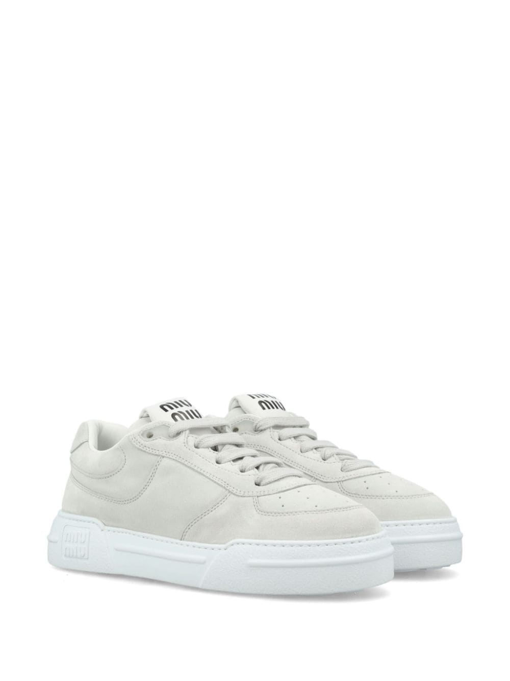 Miu Miu Leren sneakers - Beige