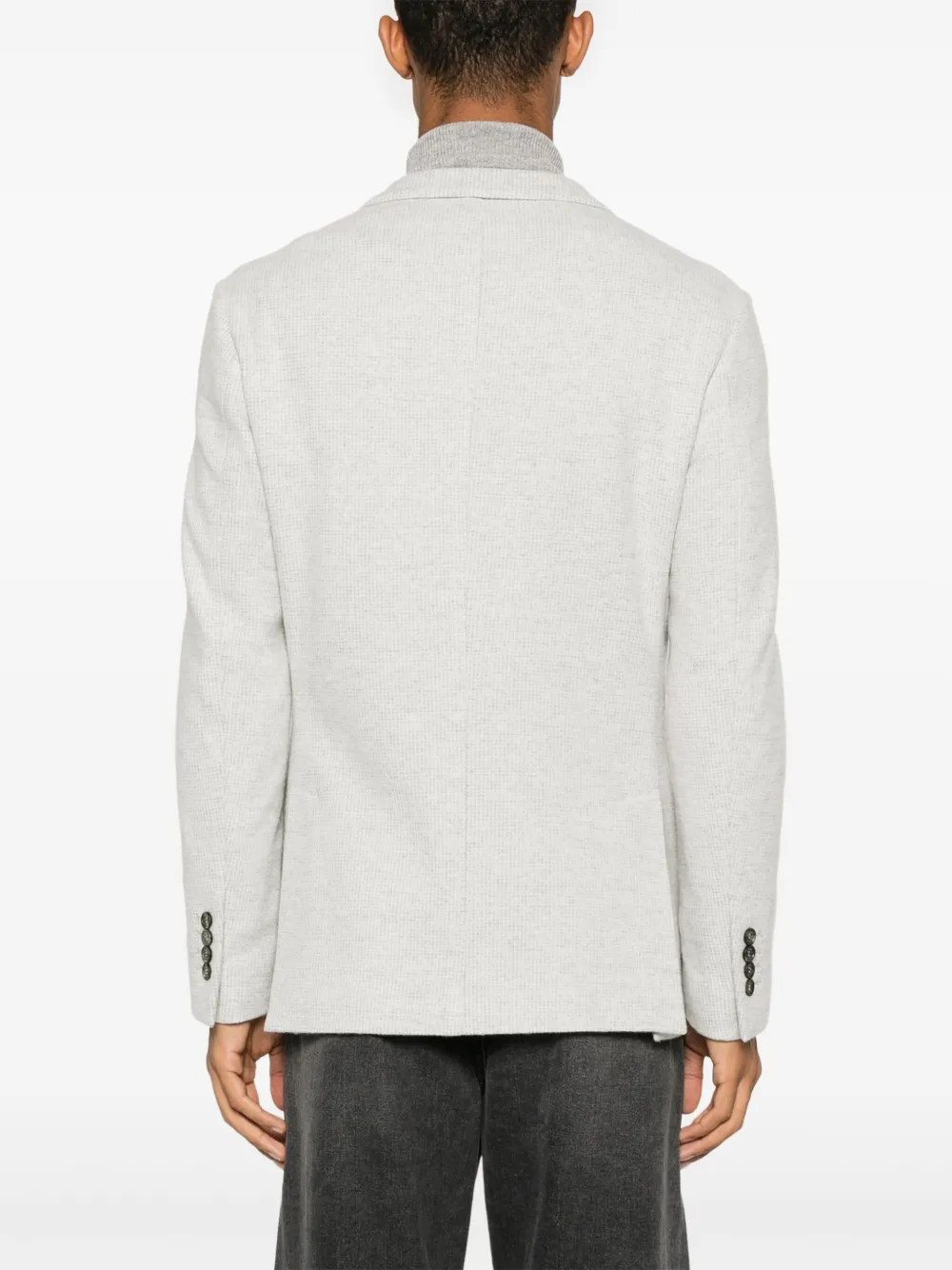 ELEVENTY MINI CHECK-PATTERN BLAZER