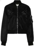 Coperni cut-out bomber jacket - Black