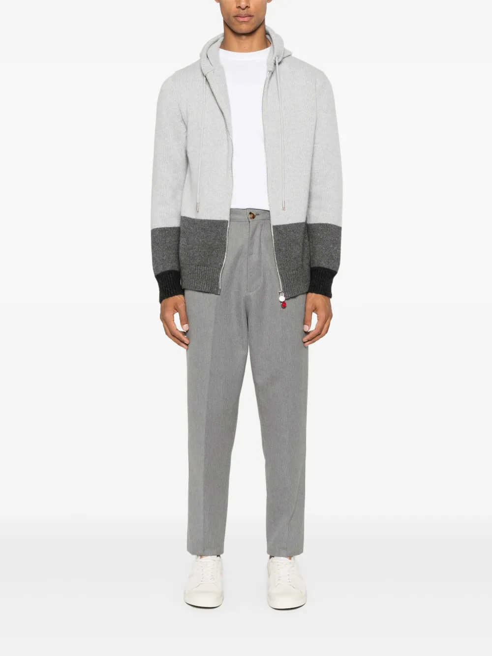 Kiton Kasjmier vest - Grijs