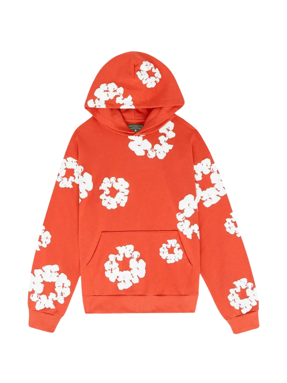 Denim Tears wreath-print hoodie - Arancione