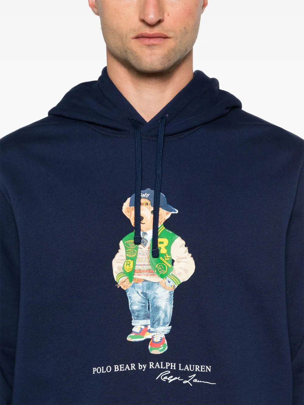 Polo Ralph Lauren Polo Bear Fleece Hoodie Blue FARFETCH ZA
