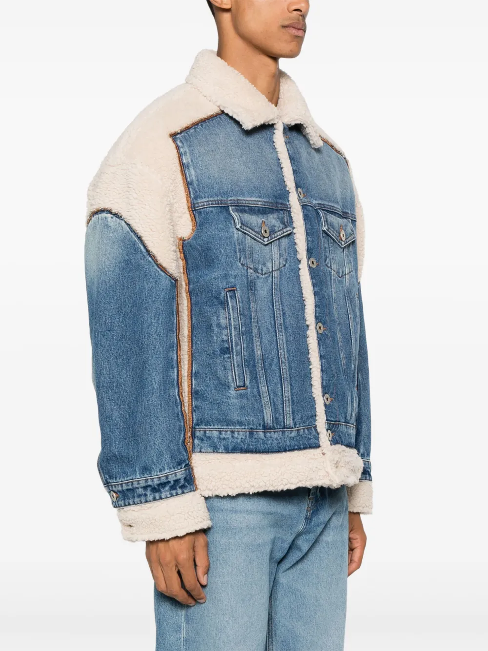 Jean Paul Gaultier Denim Jacket In Blue