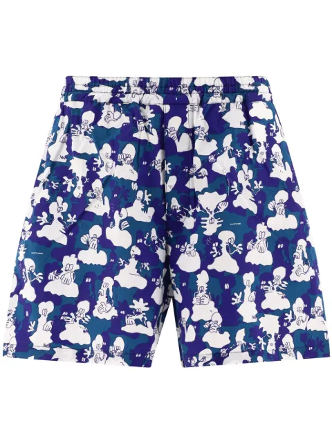 Junya Watanabe MAN x Lousy Livin cartoon-print shorts