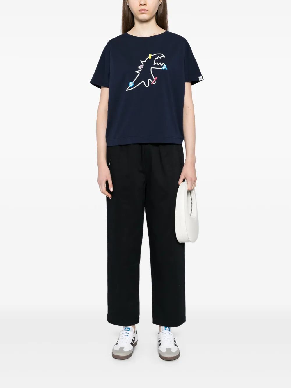 SPORT b. by agnès b. Pull-up broek - Zwart