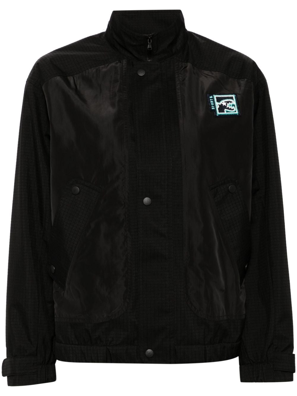 Shop Sport B. By Agnès B. Logo-patched Jacket In Black