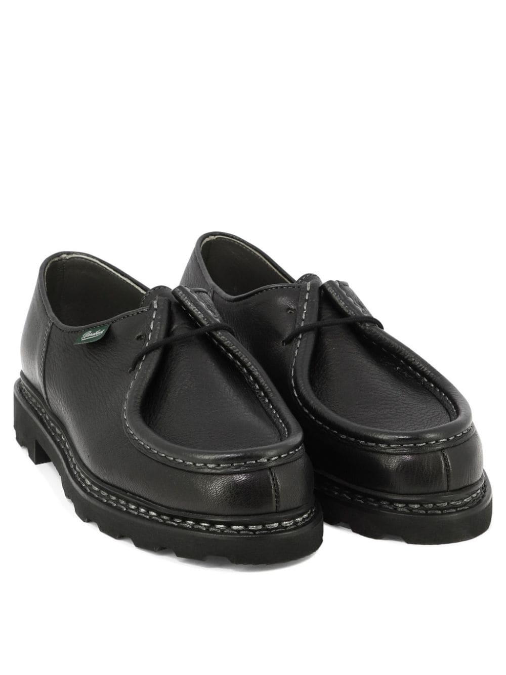 Shop Paraboot Michael Leather Loafers In Black