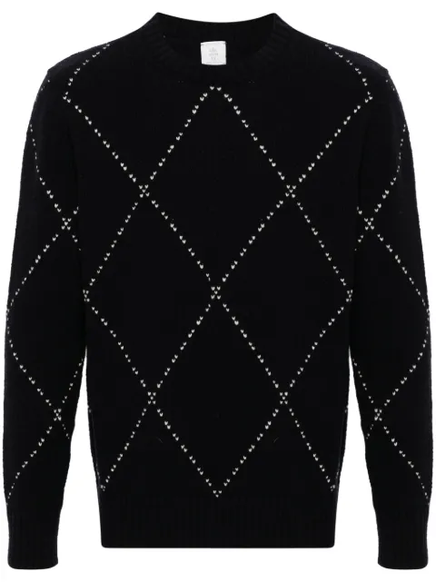 Eleventy diamond-pattern sweater
