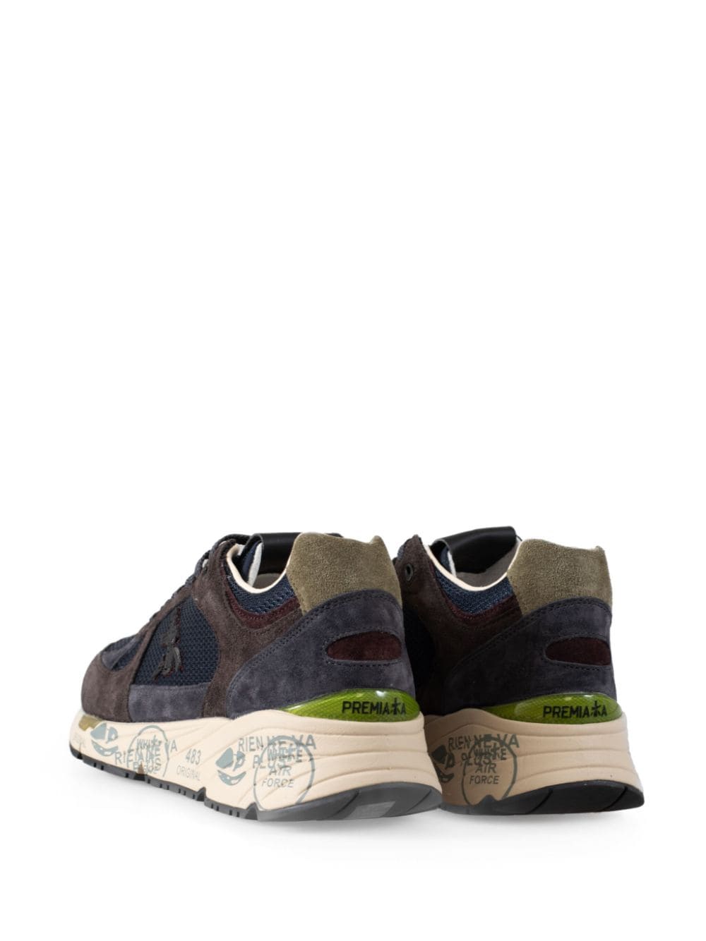 Shop Premiata Mase Sneakers In Blue