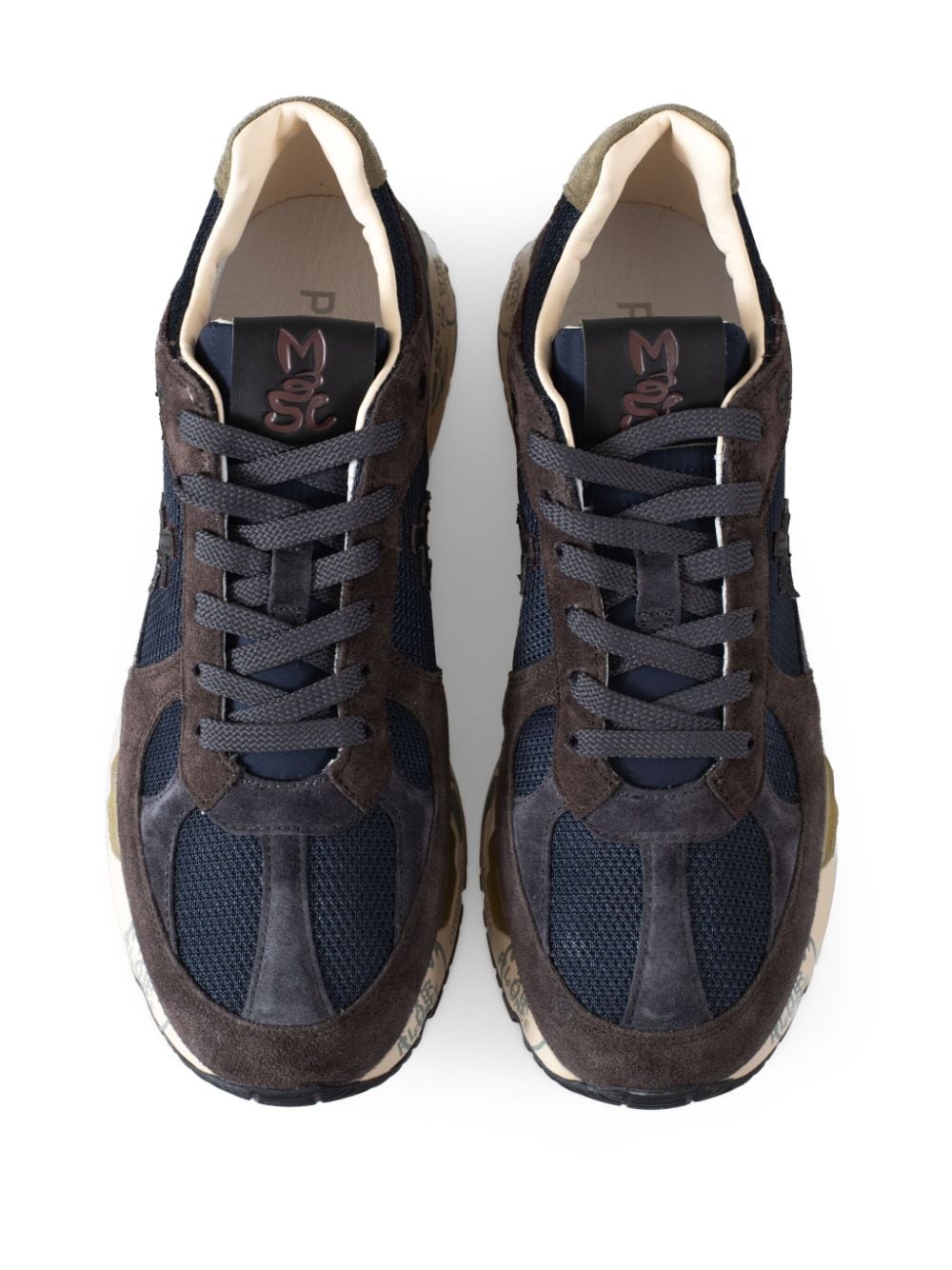 Shop Premiata Mase Sneakers In Blue