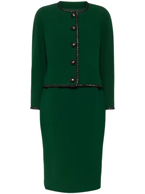 CHANEL Pre-Owned 1990s wool skirt suit