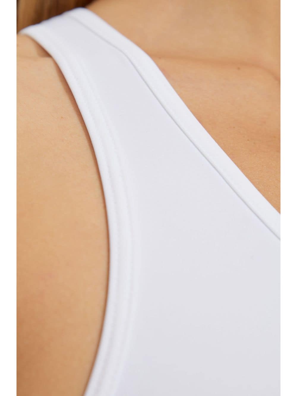 Shop Vetements Logo-waistband Tank Top In White