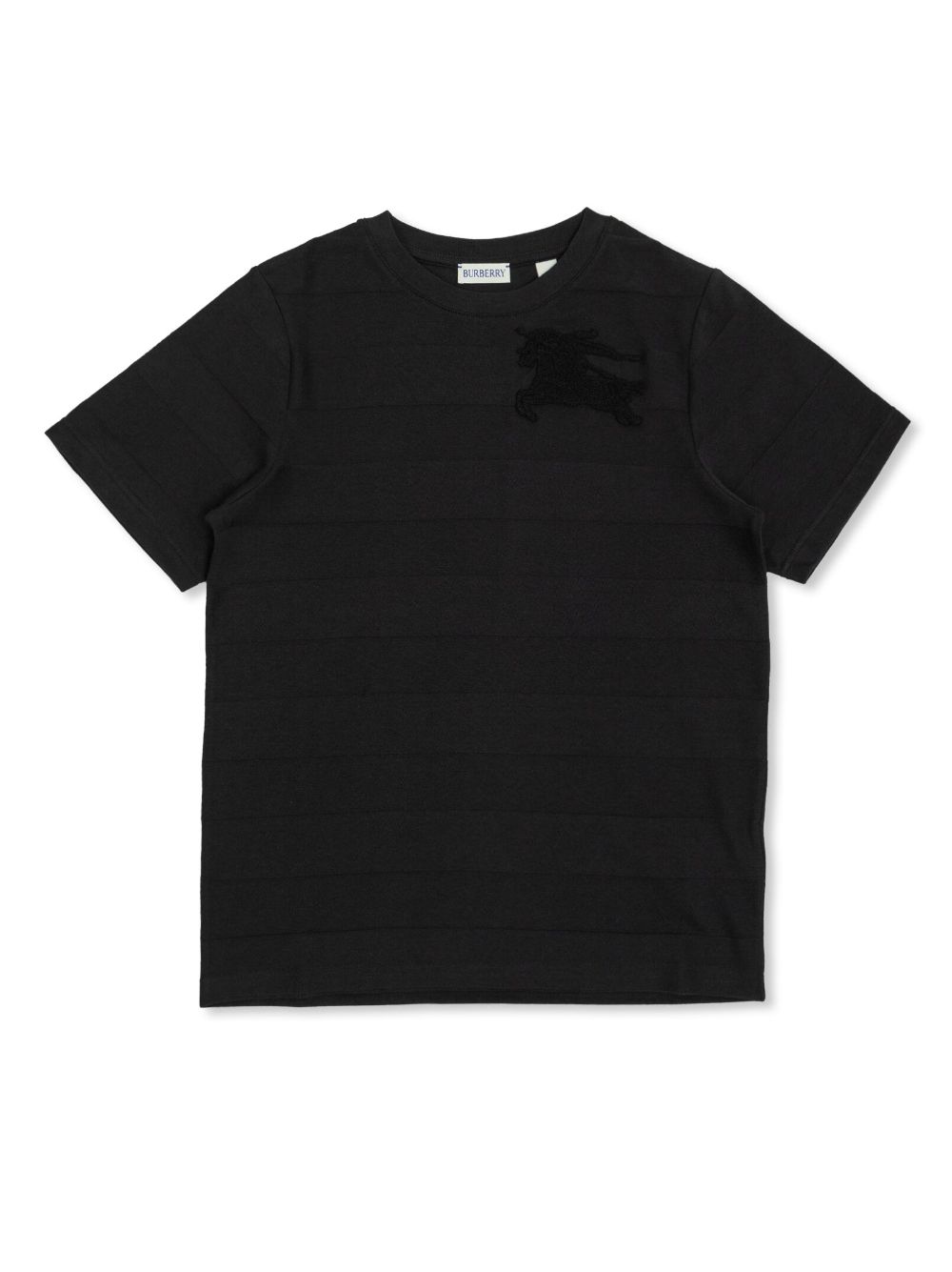 Burberry Kids EKD Cotton T-shirt - Black