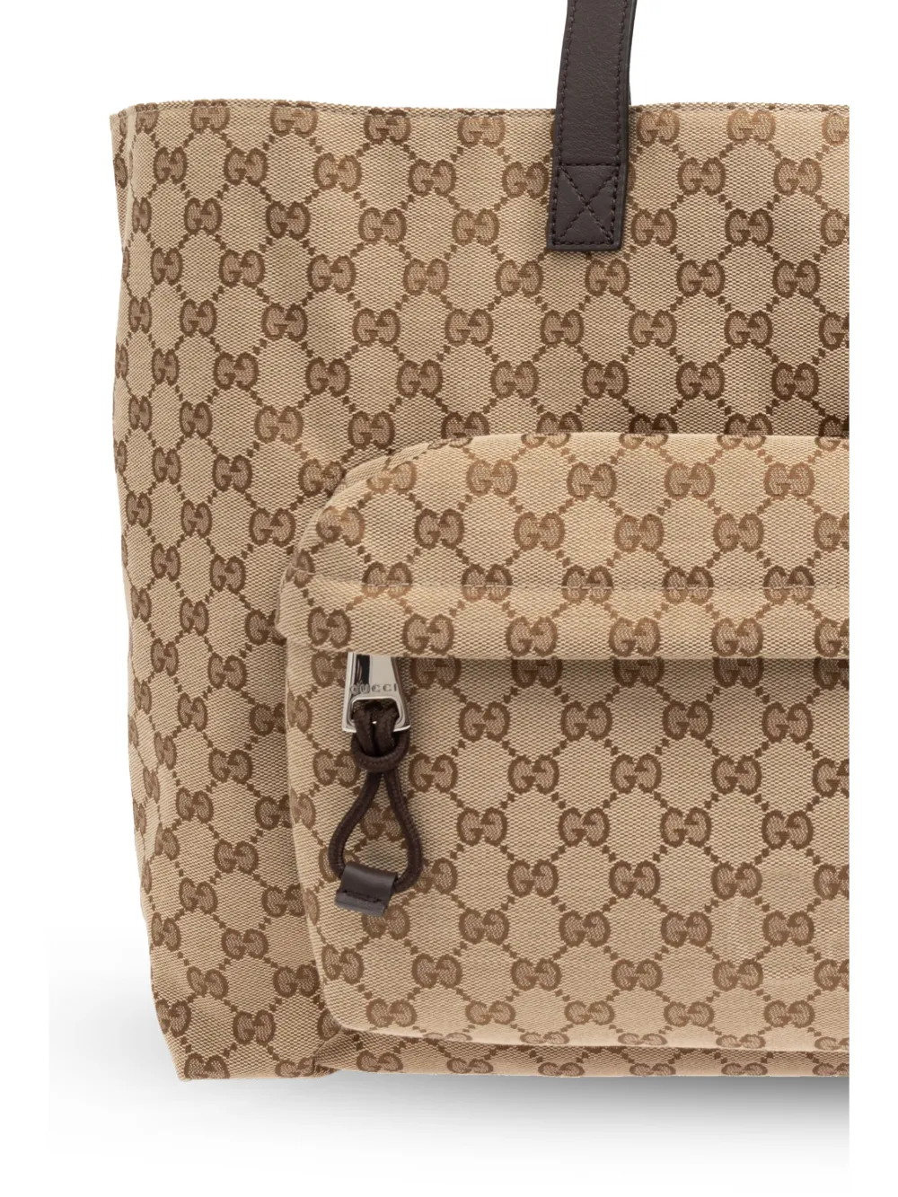 メル80572⭐ Gucci Bolsa Tote GG Large | Neutro | FARFETCH BR