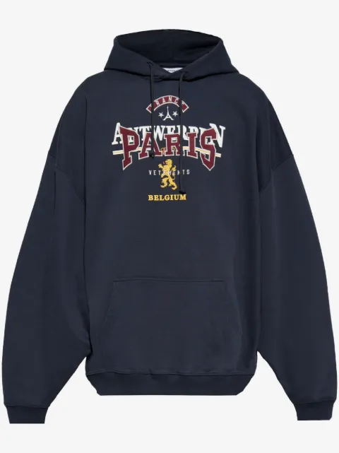 VETEMENTS logo-embroidered hoodie