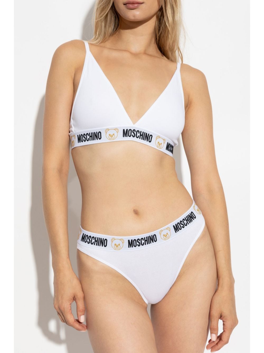 Moschino Teddy Bear thongs - Wit