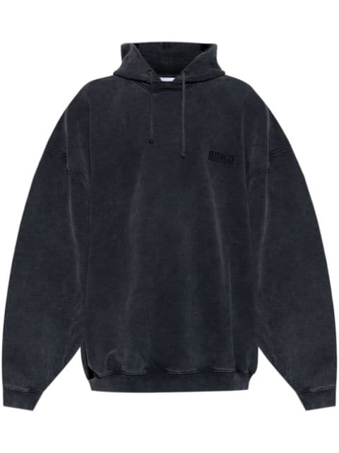 VETEMENTS logo刺绣连帽衫