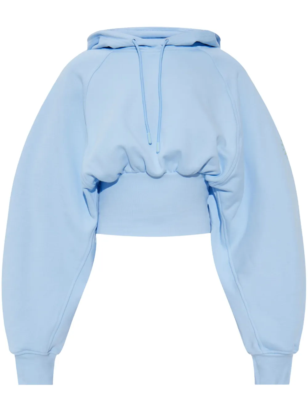 Adidas by Stella McCartney Cropped hoodie Blauw
