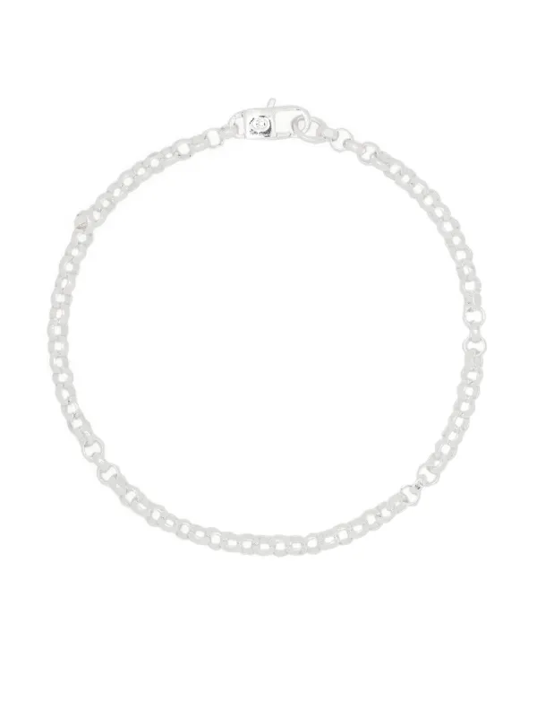 Hatton Labs Classic Diamond Cut Belcher Bracelet Silver FARFETCH