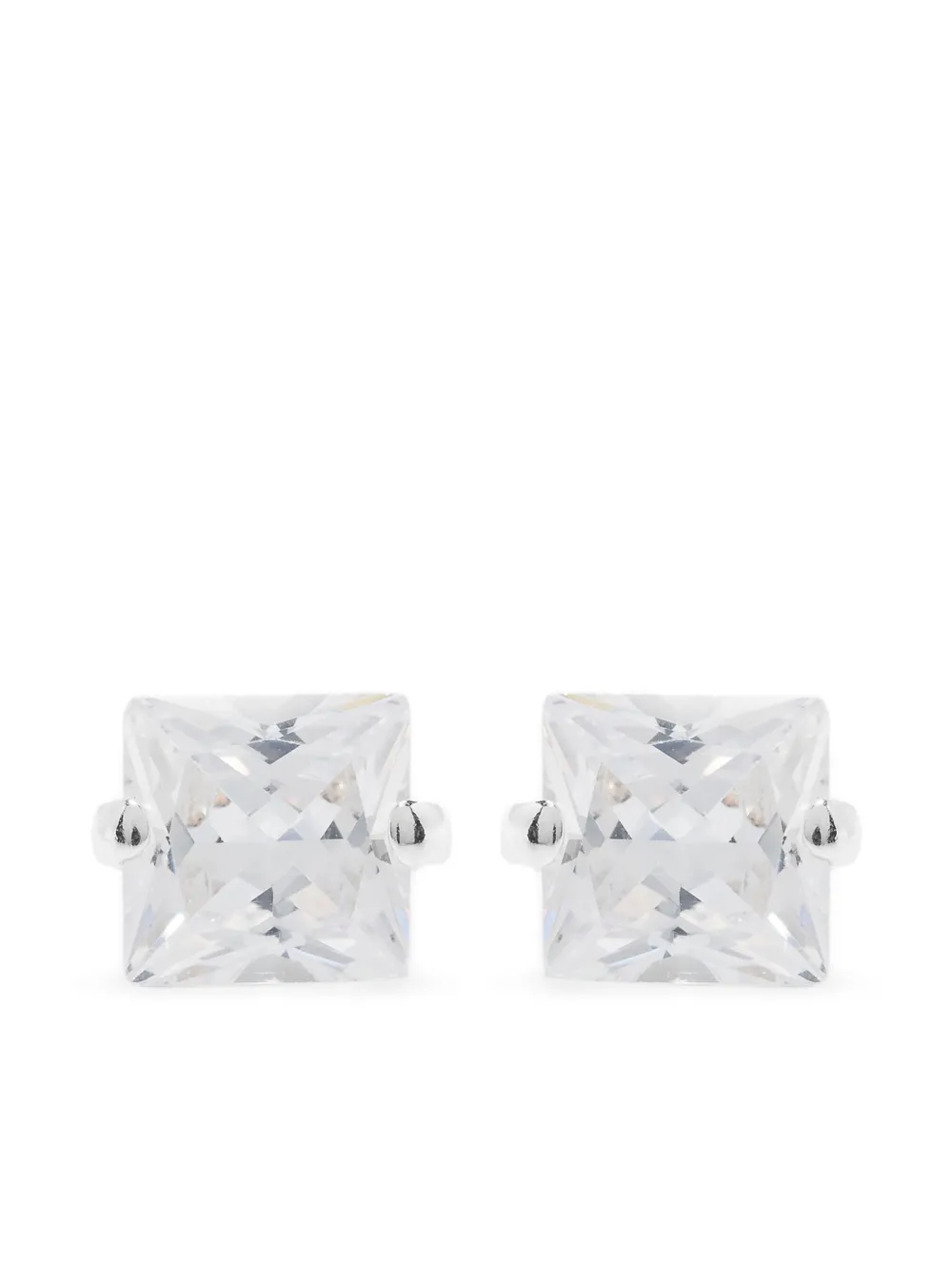 Hatton Labs cubic zirconia-embellished stud earrings | Silver | Image 1