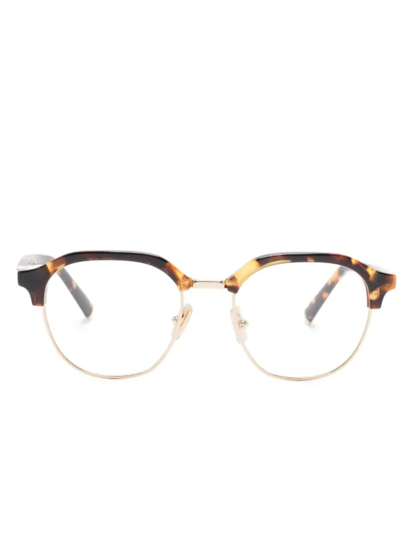 24ss miumiu ブラウン サーモント Miu Miu Eyewear サーモント眼鏡フレーム | ブラウン | FARFETCH JP
