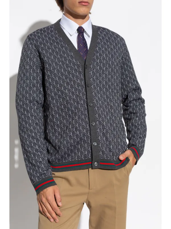 Gucci GG カーディガン | グレー | FARFETCH JP