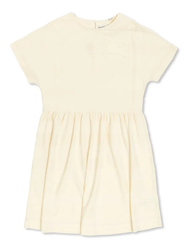 Burberry Kids logo-appliqué Cotton Dress | Neutrals | FARFETCH Burberry Kids logo-appliqué Cotton Dress | Neutrals | FARFETCH