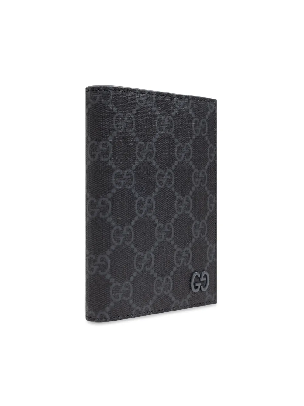 Gucci Gg Passport Holder In Grey