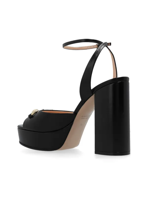 Gucci ホースビット サンダル | ブラック | FARFETCH JP