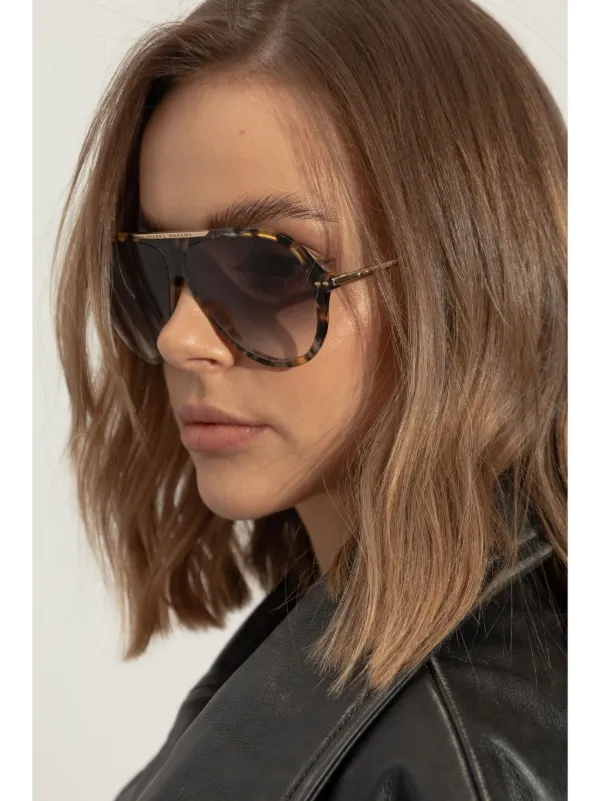 Isabel Marant Hera Aviator Sunglasses ANEYA SUNGLASSES Woman shaded red-pink shaded | ISABEL  main image 3