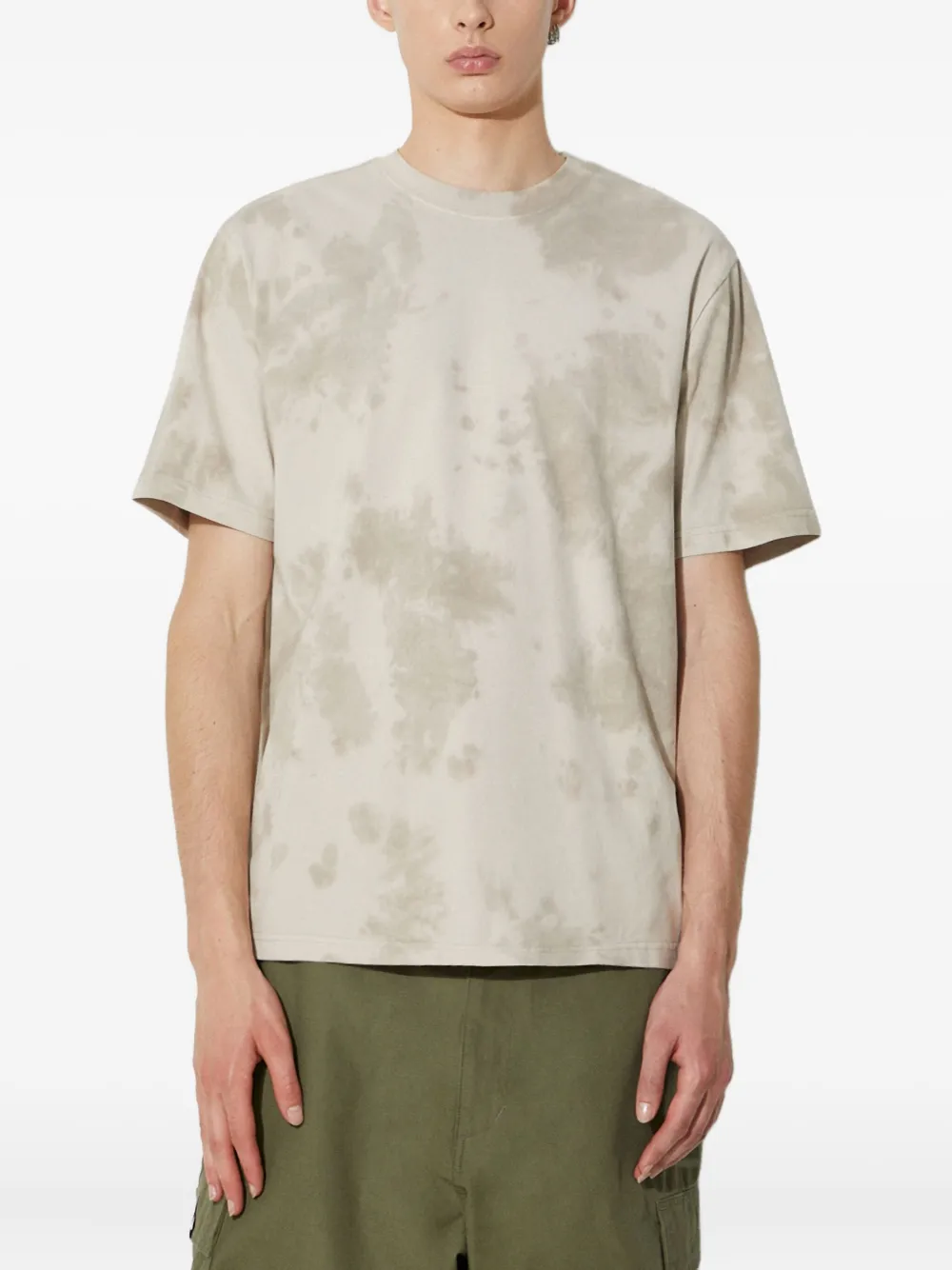 tie-dye short-sleeve T-shirt