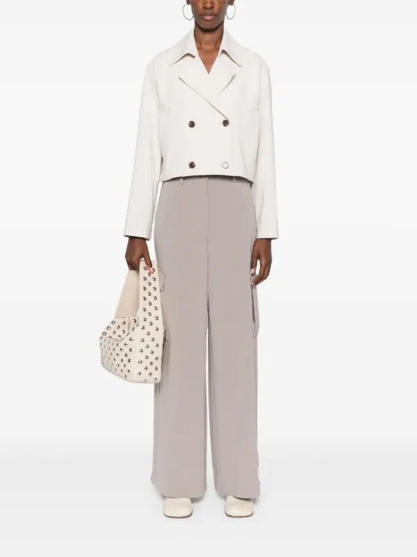 ジャケット Theory FW24 CROPPED JACKET (O0801402 A08) Amazon.com: Theory Women's Hood Crop Jacket, Trench, Tan