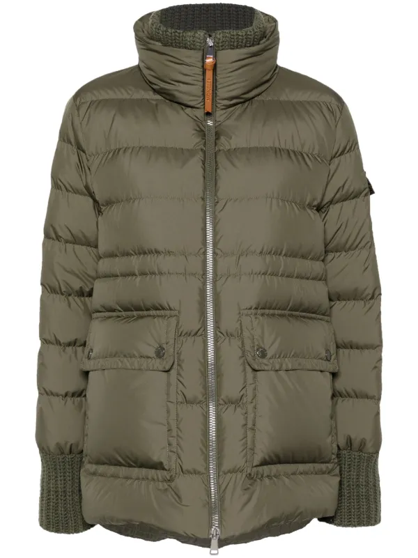 Moncler Baux Jacket Green FARFETCH AE