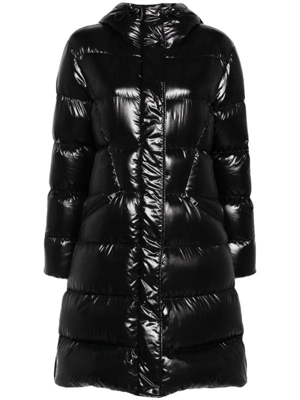 Moncler Bellevue Coat Black FARFETCH UK