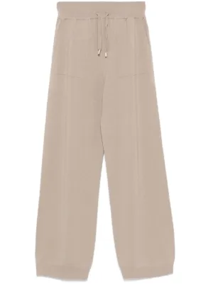 パンツ Lorena Antoniazzi Camel Brown Pleat-Detailing Trousers Lorena Antoniazzi Pants for Women - Shop on FARFETCH