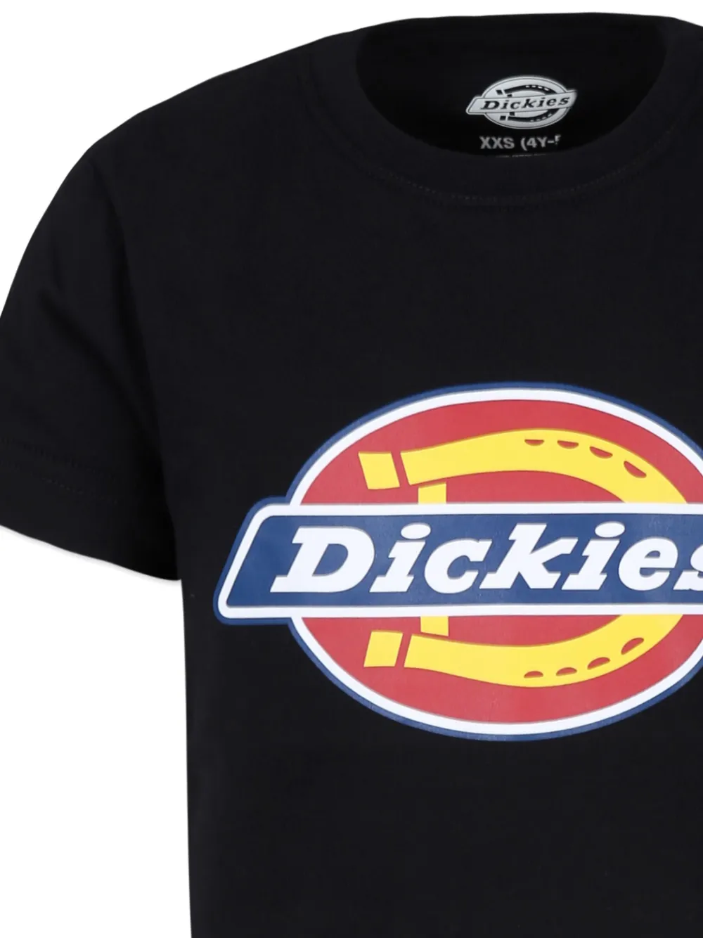 DICKIES Katoenen T-shirt met logoprint Zwart