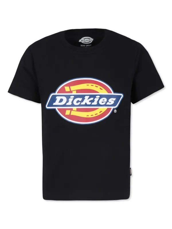 T-shirt Dickies Junior Fille - Logo Noir - Taille M - Manches Courtes - Neuf Avec étiquette