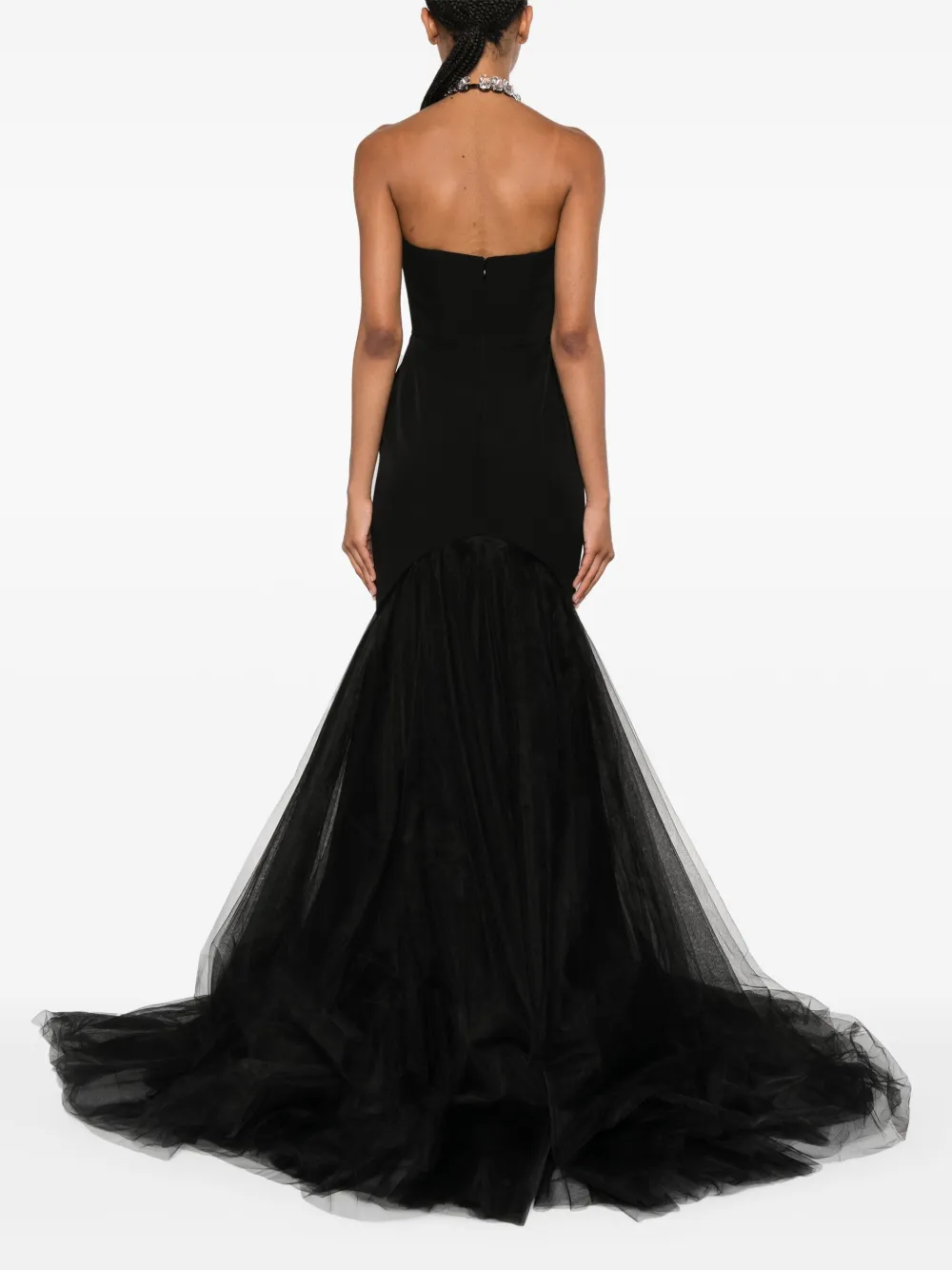 V:pm Atelier Ariana Gown In Black