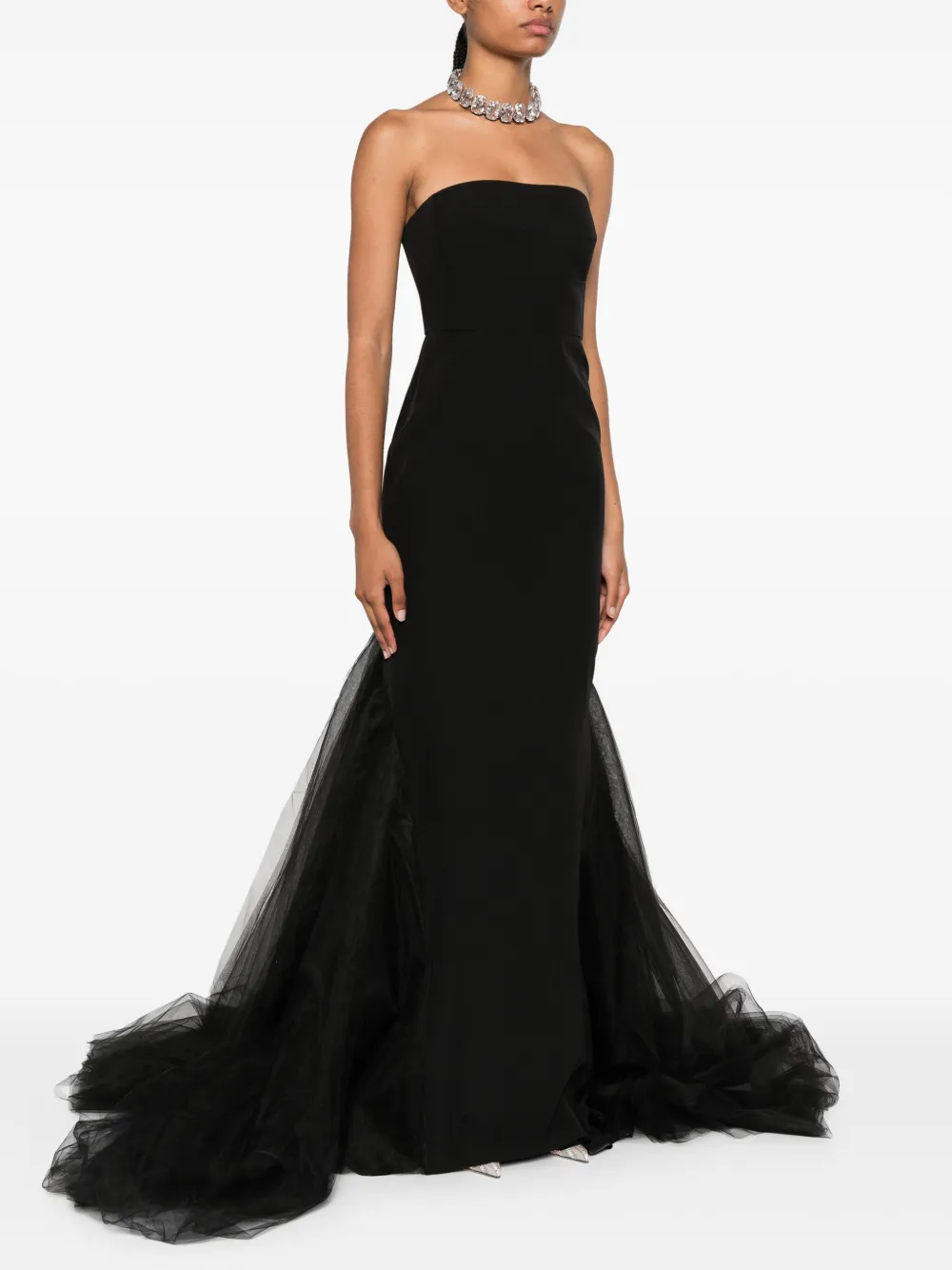 V:pm Atelier Ariana Gown In Black