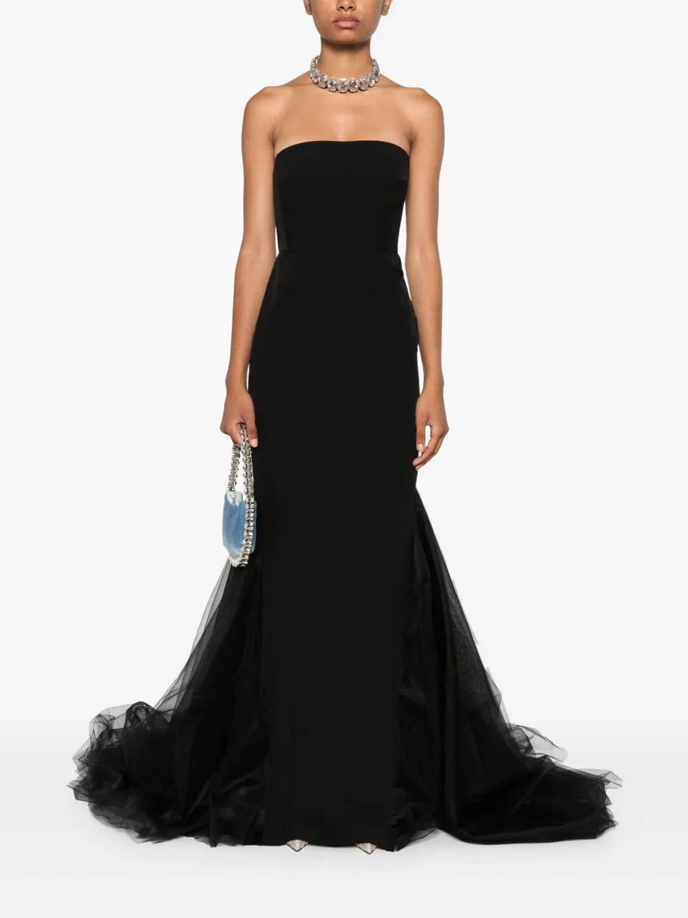 V:pm Atelier Ariana Gown In Black