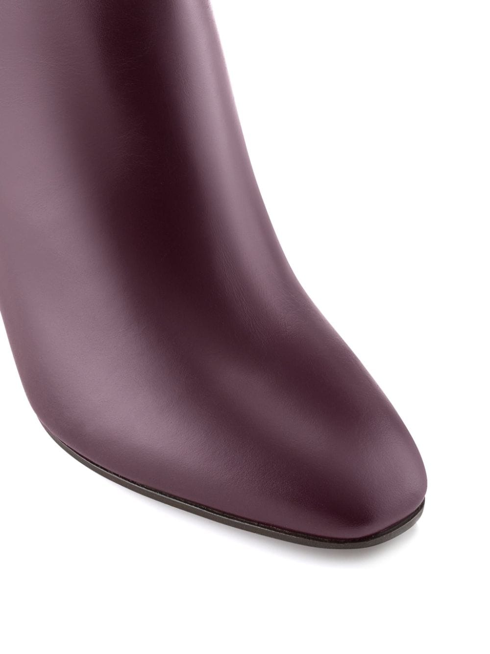 Shop Aquazzura 85mm Sellier Boots In Purple