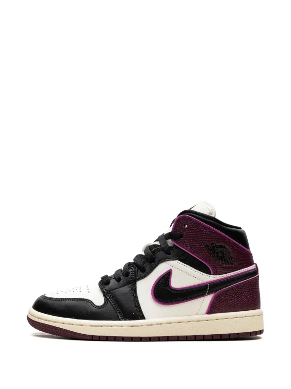 Jordan Air Jordan 1 Mid SE Bordeaux Sneakers Purple FARFETCH