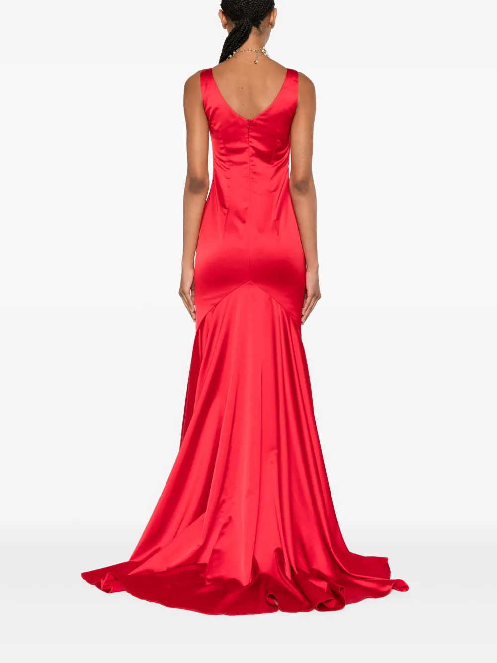 V:pm Atelier Crimson Gown In Red