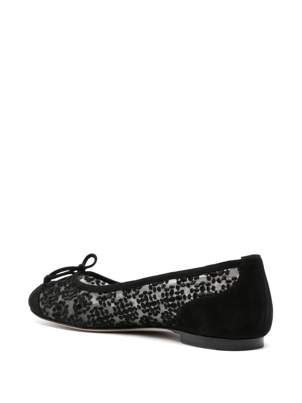 Shop Manolo Blahnik Verona Ballet Flat In Black