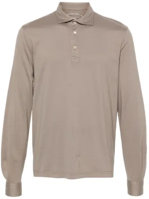 Zegna ファインニット ポロシャツ | ブラウン | FARFETCH JP